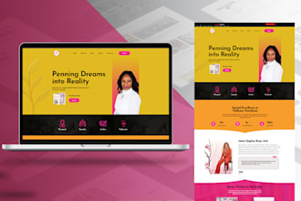 design handyman website and book author website