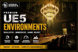 make realistic playable environments in unreal engine 5