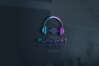 creative music, dj, podcast and band logo design and any graphic design