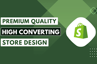design and develop shopify store