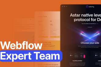 design modern figma to webflow website with animation