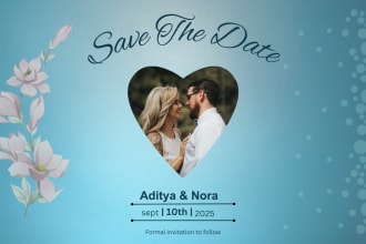 design birthday, wedding, baby shower, party invitation card