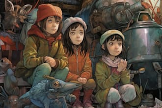 create children comic book for you
