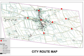 do route mapping and route networking using gis tools