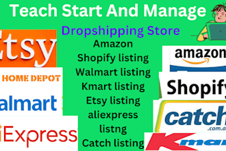 teach start and manage all website dropshipping store,usa,au