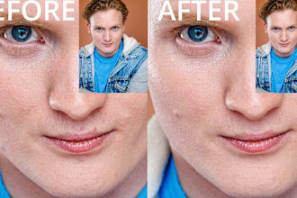 do natural professional headshot retouch