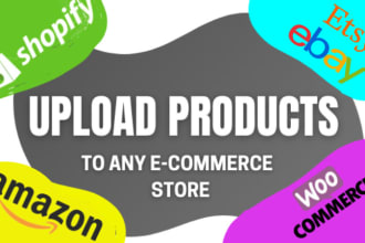 upload add variable product listings to shopify etsy ebay wordpress wix store