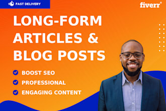 write high quality long form articles and blog posts