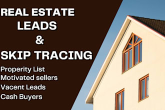 do professional skip tracing and real estate lead generation