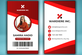 design id badge, name card, lanyard, press pass, id card,