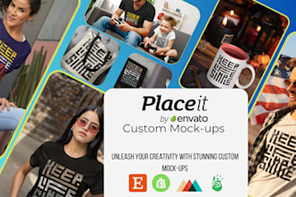 create custom mockups for products in your ecommerce store using placeit