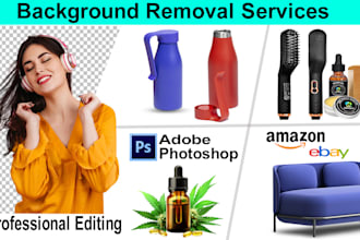 retouch product image edit cut out clipping path background removal