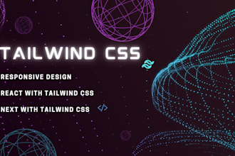 create a responsive website using tailwind CSS