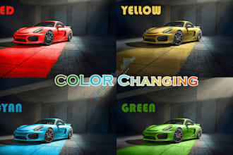 change color, color correction of anything in photoshop