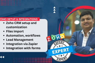 set up your zoho CRM, one, forms and campaigns