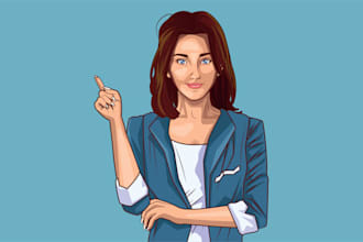draw portrait avatar cartoon from photo in 24 hours