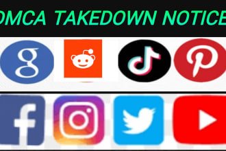 send dmca takedown notice to fb,yt,google,ig,reddit,twitter,onlyfans under dmca