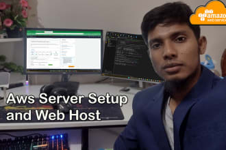 setup AWS ec2, cloud hosting,digital ocean, cpanel, get domain and host support