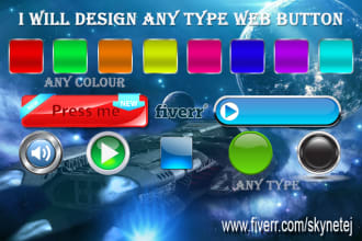 make any type 4 stunning web button and app icon