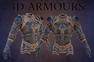 design and create 3d armours