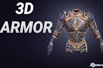 create custom 3d armor for games, cosplay, and 3d printing