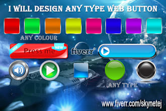 make any type 4 stunning web button and app icon