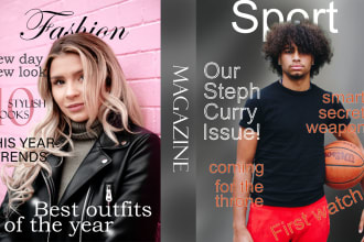 do stunning attractive professional custom magazine cover
