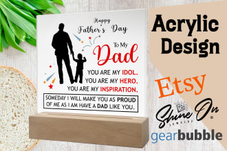 do profitable acrylic plaque design for etsy, amazon and shineon