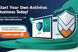 provide a antivirus whitelabel solution with source code and branding