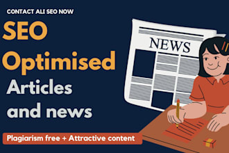 write a perfect SEO blog or news article