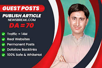 write and publish articles on premium site, newsbreak, dr80