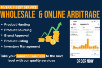 be your amazon fba wholesale,ebay,walmart and online arbitrage virtual assistant