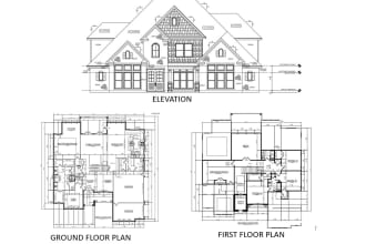 design or redraw architectural drawings plans autocad revit