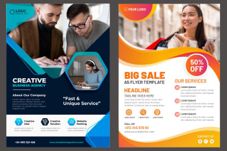 do professional flyer design, business flyer, sports flyer, urgent flyer