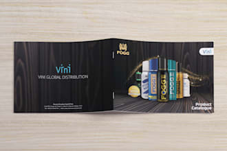 design a professional brochure or catalog