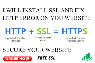 install free SSL certificate on your website and fix https error for lifetime