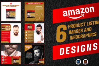 do amazon product listing infographics in 12 hr