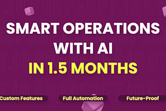 create an ai web app to optimize operations and save time