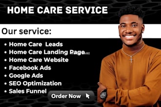 generate home care leads home care website healthcare website elderly care