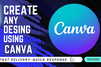 create any design using canva