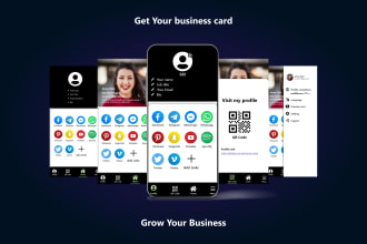 create digital business card or nfc reader app