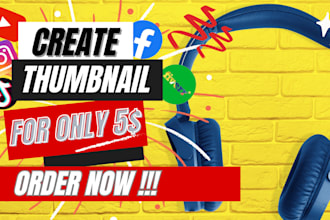 create any clickbait image or thumbnail twitch instagram tiktok others