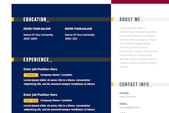 provide resume design and resume writing in just few hours