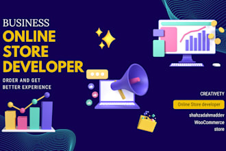 develop wordpress store or woocommerce store