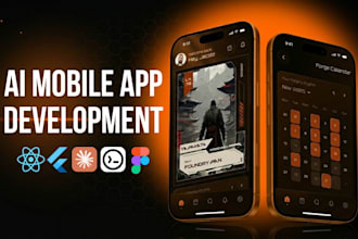 do ai mobile app development , android, ios app development as flutter developer