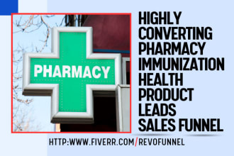 generate pharmacy, immunization, health product, medication, wellness  leads