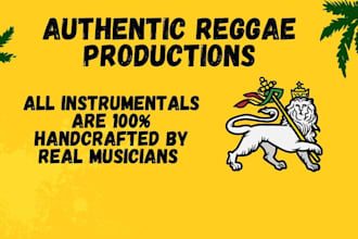 produce your reggae, afrobeat, dancehall song