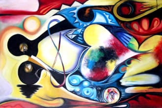 make an oil painting for you