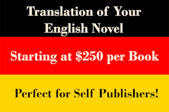 professionally translate your novel from english into german