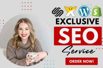 do advanced squarespace, shopify and wix websites SEO for google ranking